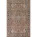 Distressed Tabriz Persian Vintage Rug Handmade Decorative Wool Carpet - 6'5" x 9'3"