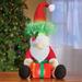 Fiber Optic Santa Claus Gnome Sitter - 10.250 x 9.000 x 7.250