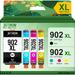 902XL Ink Cartridge for HP 902 XL Ink Cartridges Use with HP Officejet Pro 6978 6960 6958 6970 6968 6962 6975 6950 6954 Printer (Blakc Cyan Magenta Yellow)
