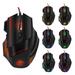 Yidarton A907 Seven Wholesale Color Luminous Game Wired Mouse Computer Peripheral Wired MOUSE 3200dpi Adjustable
