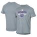 Men's Under Armour Gray Northwestern Wildcats Volleyball Icon Raglan Performance T-Shirt