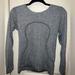 Lululemon Athletica Tops | Lululemon Athletica Grey Long-Sleeve Workout Top | Color: Gray | Size: 4