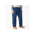 Men's Big & Tall Regular Straight Fit Jeans by Dickies in Stonewashed Indigo Blue (Size 46 34)