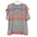 Anthropologie Tops | Anthropologie Pilcro Short Sleeve T-Shirt - Size Xl | Color: Red | Size: Xl