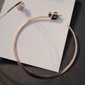 Michael Kors Jewelry | Mk Rose Gold Tone Hoops New On Card | Color: Gold/Pink | Size: Os