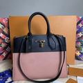 Louis Vuitton Bags | Louis Vuitton City Steamer Mm Magolia Pink And Black Leather 2- Way Bag | Color: Black/Pink | Size: Os