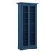 Casa Florentina Josephina Bookcase with Glass Doors - Saturated Slate Blue - Ballard Designs - Ballard Designs