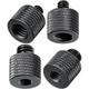 Hotop 2 Sets 1/4 Female to 3/8 Male Adapter and 3/8 Female to 1/4 Male Adapter Screw Tripod Adapter Tripod Thread