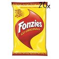 20x Fonzies Italian Cheese Flavoured Corn Snacks Crisps Potato Chips 100g