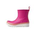 HUNTER Play Short Speckle Sole Wellington Boots, Prismatic Pink/Rough Pink, 5 UK