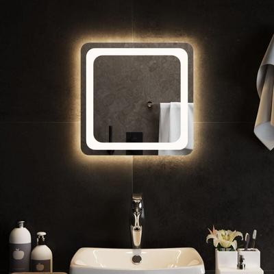 LED-Badspiegel 40x40 cm vidaXL - Transparent