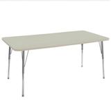 Factory Direct Partners La Madera Rectangle Pro Activity Table (36 x72 inch), Adjustable Standard Legs Laminate/ | 30 H x 72 W x 36 D in | Wayfair