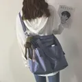 Sac en toile Oxford imperméable de grande capacité pour femmes panier à main initié par une fille