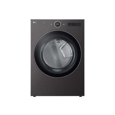 LG LG 7.4 cu. ft. Ultra Large Capacity Smart wi-fi Enabled Front Load Dryer with TurboSteam - Black Steel