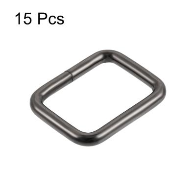 Metal Rectangle Ring Buckles, for Bag Belt DIY