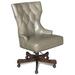 Hooker Furniture EC Genuine Leather Executive Chair Upholstered in Gray | 40 H x 24.5 W x 31 D in | Wayfair EC379-096