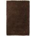 Brown 93 x 3.5 in Indoor Area Rug - Chandra Rugs Ambiance Handmade Shag Wool Area Rug Wool | 93 W x 3.5 D in | Wayfair AMB4202-79RD
