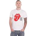 Rolling Stones The T Shirt Sixty 1962-2022 offizielles Herren-T-Shirt, Weiß, weiß, L, RSTS175MW03