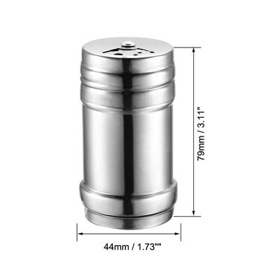 Stainless Steel Dredge Salt/Sugar/Spice/Pepper Shaker Seasoning Cans