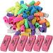 Mr. Pen- Pencil Erasers Set 6pc Pink Erasers and 60pc Pencil Top Erasers Pencil Eraser Pencil Erasers Topper Erasers for Pencils Top Erasers for Kids Pink Erasers Cap Erasers Eraser Tops