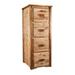 Montana Woodworks® Homestead File Cabinet 4-Drawer Wood in Brown/Green | 61 H x 23 W x 21 D in | Wayfair MWHCFCSL