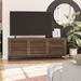 Wade Logan® Artez TV Stand for TVs up to 77" Wood/Metal in Brown | Wayfair F4780AC0AA4248A28155D3A1B10BCB9D