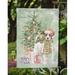 The Holiday Aisle® David-Scott 2-Sided Polyester 15 x 11.5 in. Garden flag in Green/White | 15 H x 11.5 W in | Wayfair