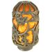 Meyda Lighting 5" H x 3" W Glass Novelty Lamp Shade ( Screw on ) in Amber Glass in Brown/Yellow | 5 H x 3 W x 3 D in | Wayfair 21258