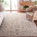 Gray/Yellow 72 x 48 x 0.43 in Indoor Area Rug - Bungalow Rose Xanthi Oriental Machine Made Polyester Area Rug in Gray/Gold Polyester | Wayfair