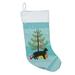 The Holiday Aisle® Christmas Stocking Polyester in Blue/Green | 18 H x 13.5 W in | Wayfair B0DF36DF128B4DD2A3E46DC017366B7D