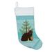 The Holiday Aisle® Christmas Stocking Polyester in Blue/Green | 18 H x 13.5 W in | Wayfair 0D7710F196B44BA6889E32CB6673BAA7