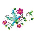 Regal Art & Gift Garden Vibe Wall Decor - Hummingbird Metal in Blue/Gray/Green | 17 H x 28 W x 1.5 D in | Wayfair 13400