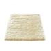 White 138 x 138 x 3 in Area Rug - Everly Quinn Square Mar Vista Solid Color Machine Woven Faux Sheepskin Area Rug in Cream Sheepskin/Faux Fur | Wayfair