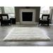 White 90 x 90 x 3 in Area Rug - Everly Quinn Square Mar Vista Solid Color Machine Woven Faux Sheepskin Area Rug in Sheepskin/Faux Fur | Wayfair