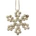 The Holiday Aisle® Bead Snowflake Holiday Shaped Ornament Wood in Brown | 4.5 H x 4.5 W x 0.5 D in | Wayfair 3E8732ED4D4F4863A88CAC2D2EF3287D