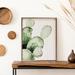 Union Rustic Watercolor Cactus Wood in Brown | 10 H x 8 W x 1.5 D in | Wayfair 70BD80F89010442BB27534544ABF9E6E