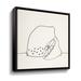 Ebern Designs Lovely Lemons I Gallery Wrapped Canvas in Black/Gray | 24 H x 24 W x 2 D in | Wayfair 13465DAE9120454AB990B13DDC61A04D