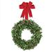 The Holiday Aisle® 16.5" Rattan Wreath Wood/Twig in Brown/Green | 26.5 H x 16.5 W x 4 D in | Wayfair 506FAFA0EFB540CD8DE7EE9FE8B71165