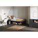 Reina Twin Mate's & Captain's Bed w/ Shelves by Viv + Rae™ Wood in Gray | 13.5 H x 41 W x 76.75 D in | Wayfair DE9C0228E8AF4FA0BC155C8B7140AAAF