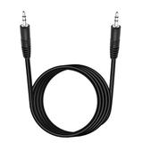 K-MAINS 6ft Black Premium 3.5mm Audio Cable Cord Replacement for Monster Clarity HD Micro MSP CLY Micro BT Speaker