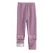 Winter Savings Clearance! Dezsed 2-9 Years Fleece Leggings For Girls Fall Winter Leggins Kids Baby Boys Elastic Pants Cute Printed Brushed Warm Casual Leggings Children Trousers