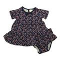 Pre-owned Hanna Andersson Girls Navy | Pink Dress size: 6-12 Months