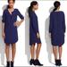 Madewell Dresses | Madewell Navy Blue Cargo Tunic Shirt Dress | Color: Blue | Size: L