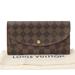 Louis Vuitton Accessories | Louis Vuitton Louis Vuitton Damier Portefeuille Kaisa Long Wallet With Hook C... | Color: Red | Size: Os