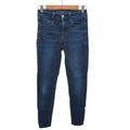 American Eagle Outfitters Jeans | American Eagle Super Super Stretch X High Rise Jeggings Jeans Womens Sz 4 Dark | Color: Blue | Size: 4