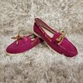 Michael Kors Shoes | Authentic Michael Kors Blair Suede Leather Moccasins | Color: Pink/Tan | Size: Us 8w