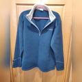 Columbia Sweaters | Columbia Men's Blue Pullover Quarter Zip Sweater Size Xl | Color: Blue | Size: Xl