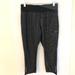 Nike Pants & Jumpsuits | Nike Dri-Fit Women Cropped Legging Size M Active Sport Gray Black Color Block | Color: Black/Gray | Size: M