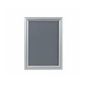 Interface Plv - Cadre d'affichage clic clac en aluminium gris format A5 - Gris