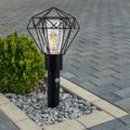 Außenbeleuchtung Standleuchte Säulenlampe Außen mit Bewegungsmelder Garten Stehlampe Aussen